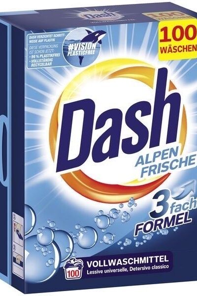 Dash Proszek do Prania 100 prań – Niemiecka Jakość i Skuteczność